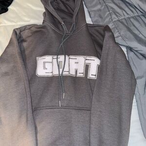 Gray GOAT Hoodie